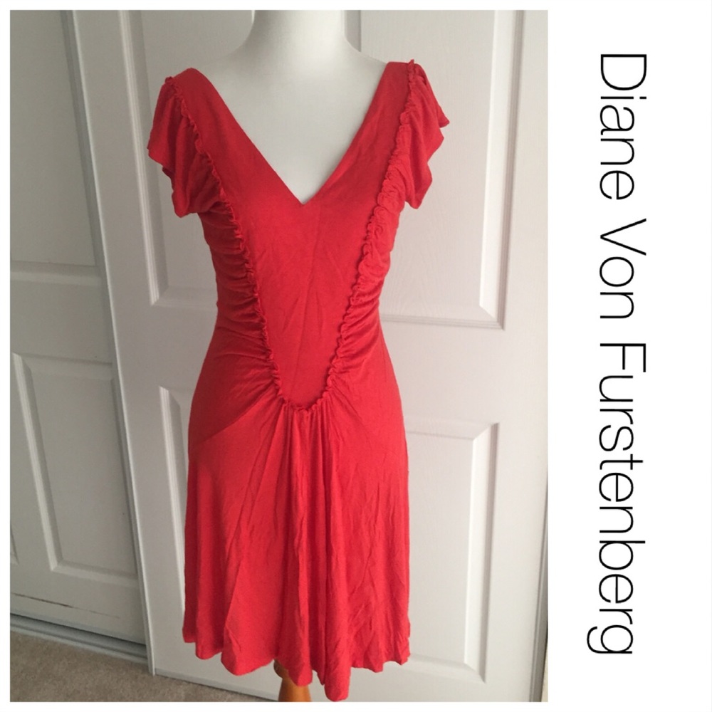 Diane Von Furstenberg Red Dress 4